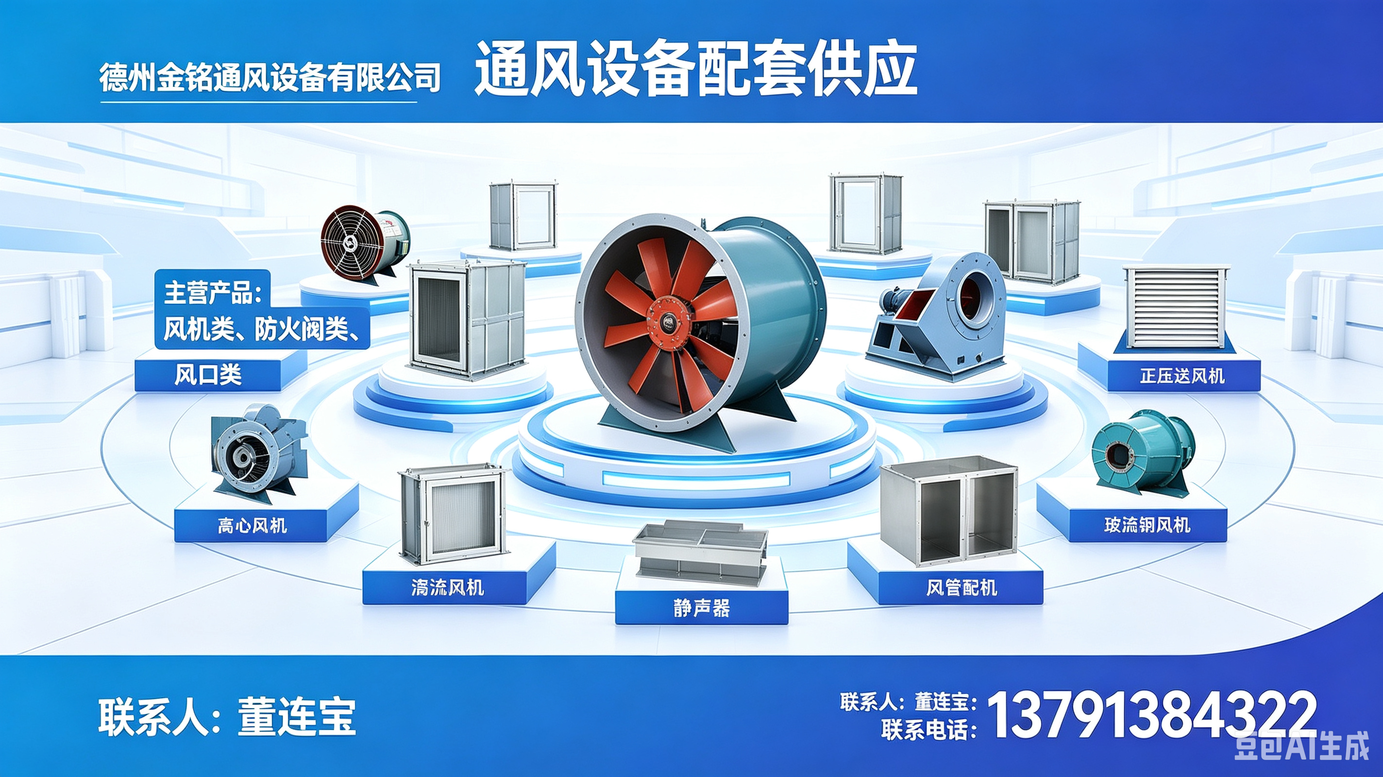 金铭通风设备德州线上分站